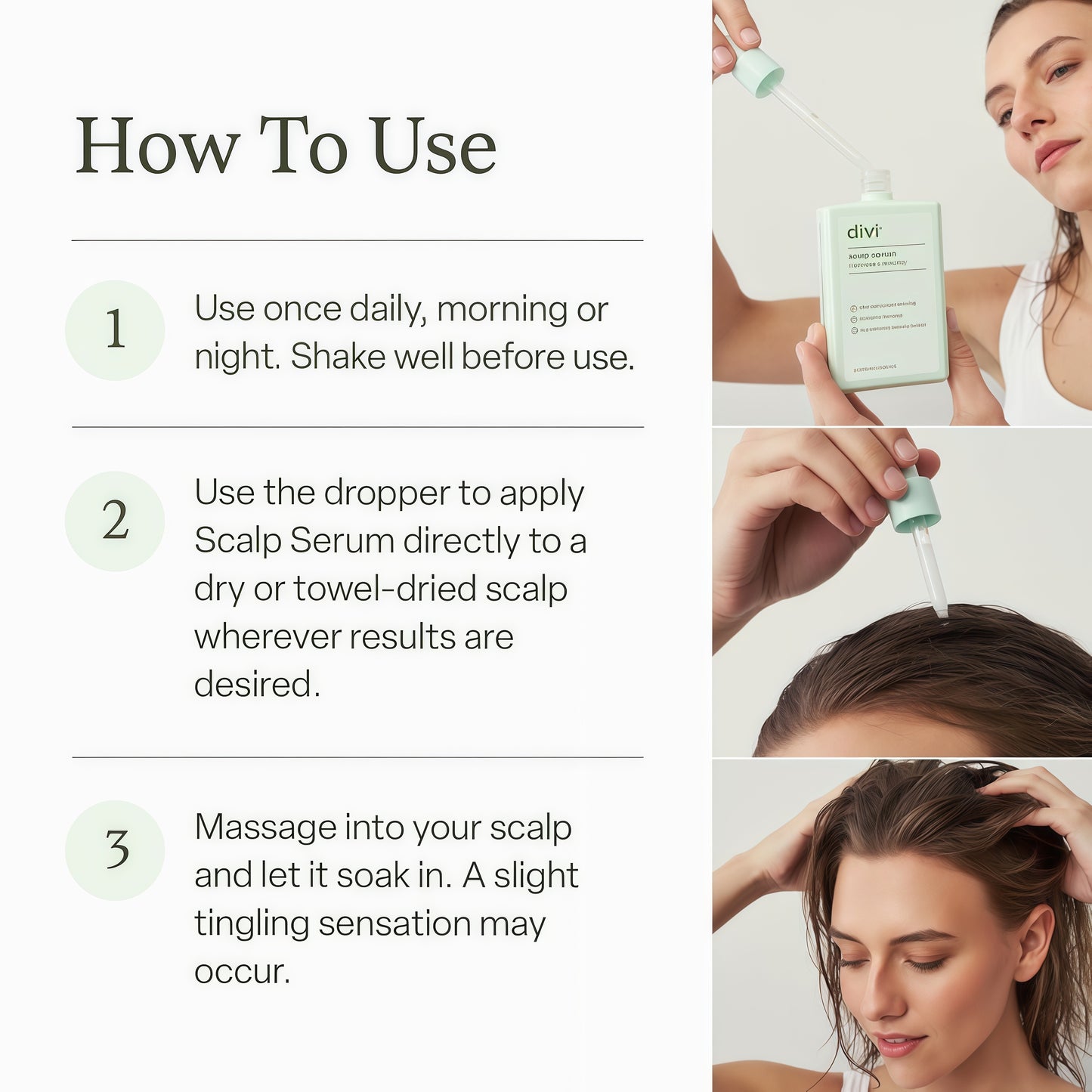 Divi Scalp Serum for Thinning Hair Clinically Tested, Non-Greasy Formula with Amino Acids, Caffeine & Rosemary Oil Promotes Healthy Scalp & Fuller-Looking Hair, Reduces Oil & Product Buildup